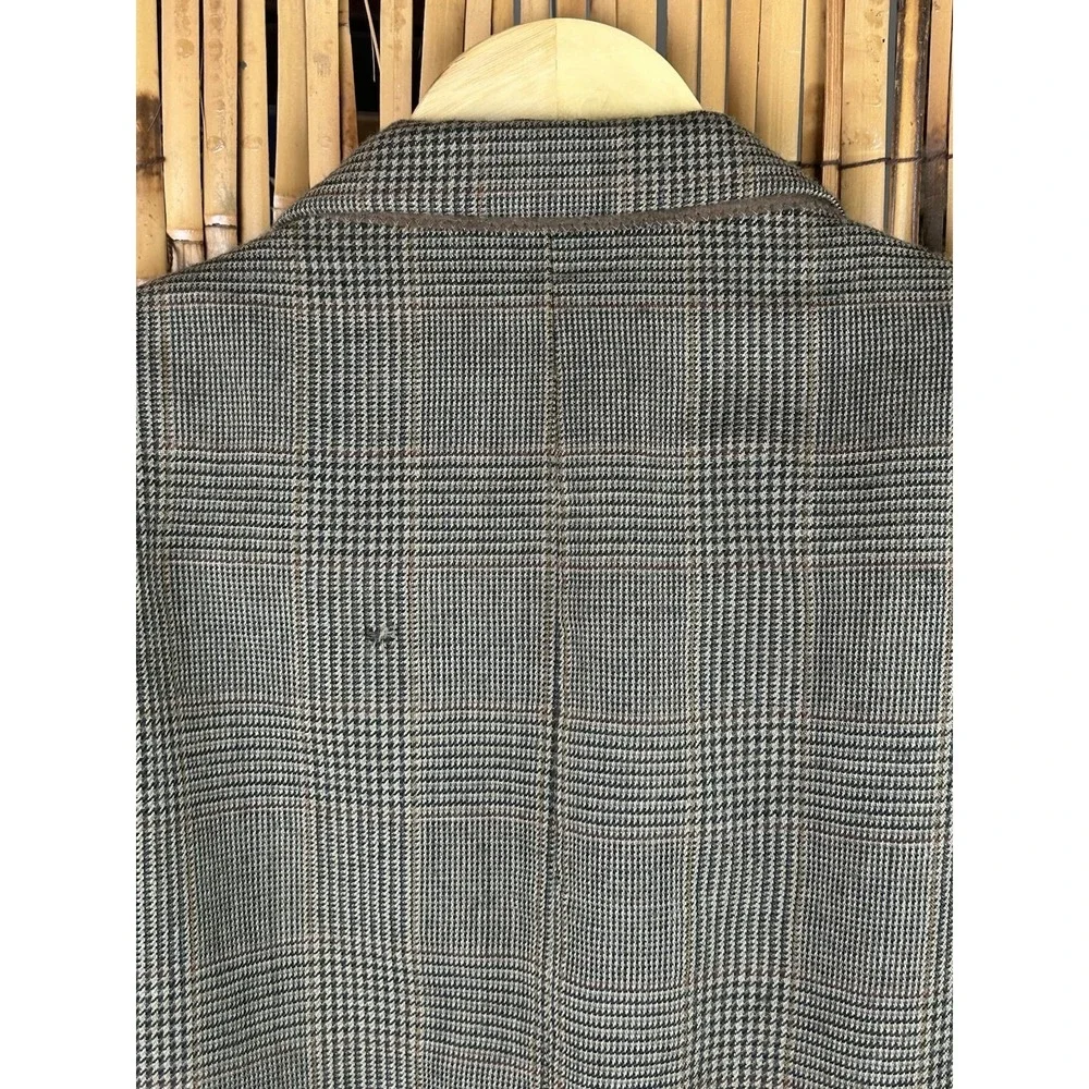 Vintage LAUREN Ralph Lauren Men's Blazer/Sport Coat 100% Wool 44L - Gray Brown‎
